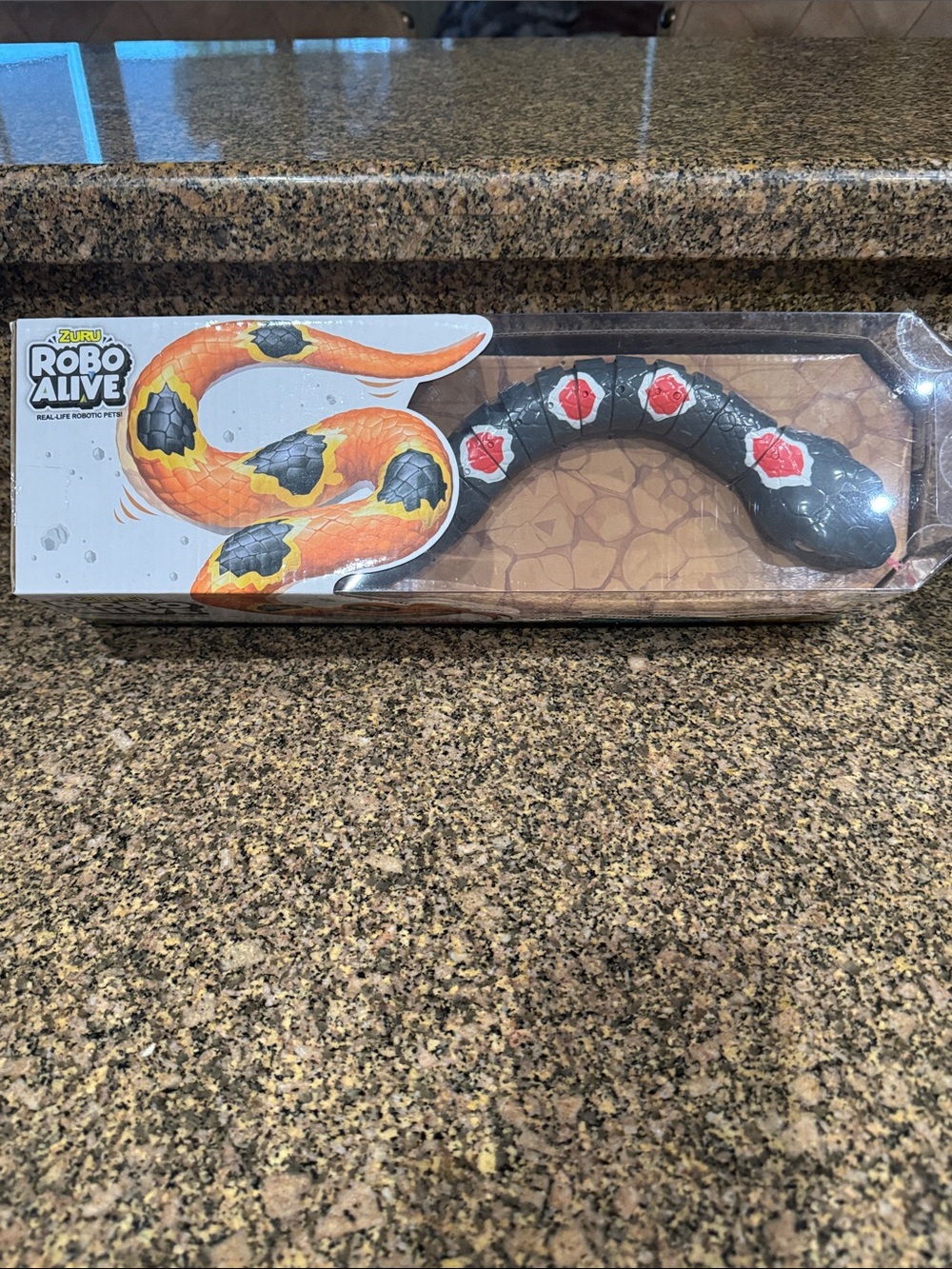 Zuru Robo Alive Black & Red Robotic Snake Toy